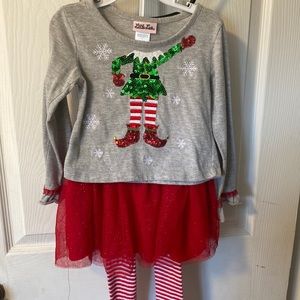 3 pc Christmas Elf Outfit